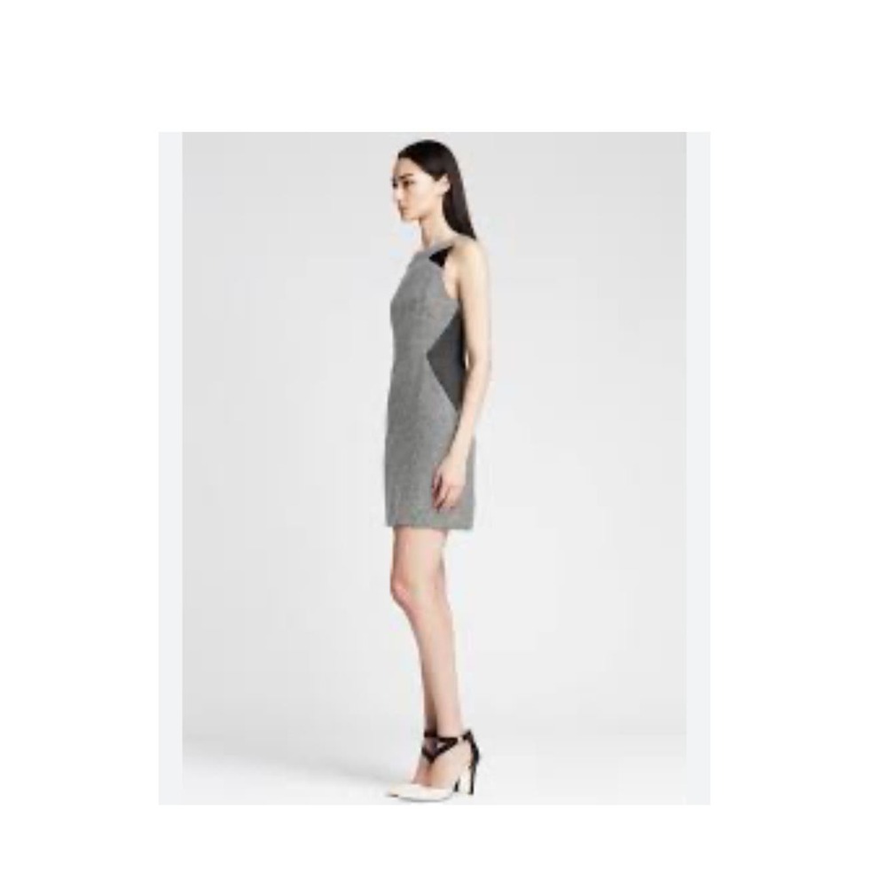 Banana Republic Women's Woven Mini Dress Party/Cocktail Formal Black Gray Size 0